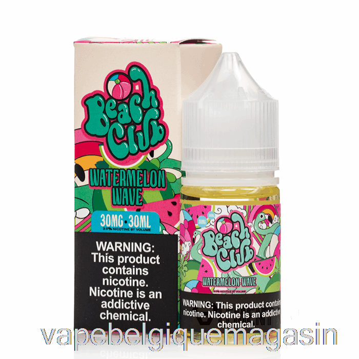 Vape Shop Bruxelles Vague De Pastèque - Sels Du Club De Plage - 30ml 50mg